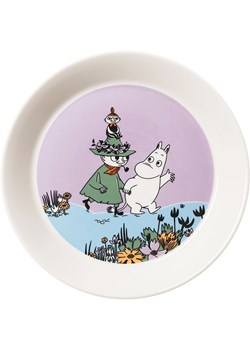 Moomin Talerzyk deserowy "Friends Forever" w kolorze fioletowo-białym - Ø 19 cm ze sklepu Limango Polska w kategorii Naczynia - zdjęcie 188323736