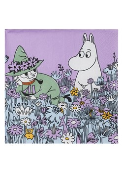 Moomin Serwetki (20 szt.) "Friends Forever" w kolorze fioletowym ze sklepu Limango Polska w kategorii Akcesoria kuchenne - zdjęcie 188323746
