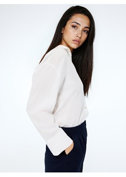 Mohito - Koszula z wiskozy i lnu - biały ze sklepu Mohito w kategorii Koszule damskie - zdjęcie 188326497