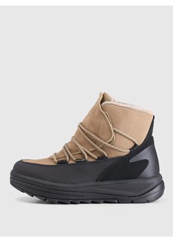 Damskie buty zimowe śniegowce SNOWDROP 4F 4FRAW25FSBSF042 - beżowe ze sklepu Sportstylestory.com w kategorii Śniegowce damskie - zdjęcie 188326985