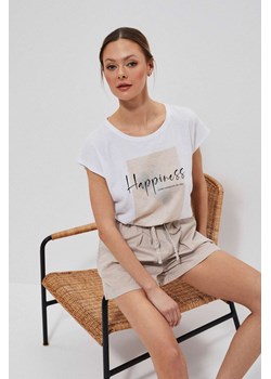 T-shirt z napisem ze sklepu Moodo.pl w kategorii Bluzki damskie - zdjęcie 188327007
