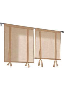 heine home Roleta w kolorze beżowym z tasiemkami ze sklepu Limango Polska w kategorii Tekstylia - zdjęcie 188327565