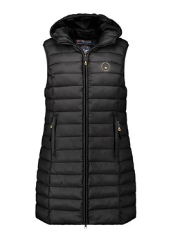 Geographical Norway Kamizelka pikowana "Vatikamap" w kolorze czarnym ze sklepu Limango Polska w kategorii Kamizelki damskie - zdjęcie 188327885