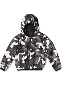 HULABALU Dwustronna kurtka przejściowa "Oliver" w kolorze czarno-białym ze sklepu Limango Polska w kategorii Kurtki chłopięce - zdjęcie 188328226