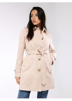 Mohito - Beżowy tencz z wiązaniem w talii - beżowy ze sklepu Mohito w kategorii Płaszcze damskie - zdjęcie 188328346