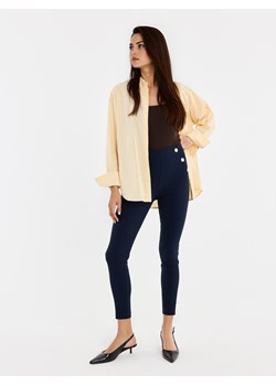 Mohito - Granatowe spodnie skinny - granatowy ze sklepu Mohito w kategorii Spodnie damskie - zdjęcie 188328436