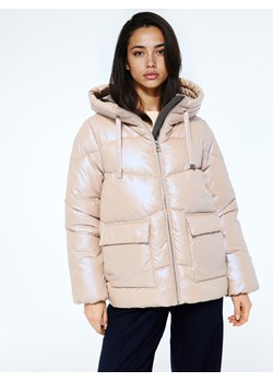 Mohito - Zimowa pikowana kremowa kurtka - kremowy ze sklepu Mohito w kategorii Kurtki damskie - zdjęcie 188328478