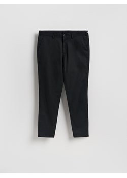 Reserved - Spodnie chino slim fit - czarny ze sklepu Reserved w kategorii Spodnie męskie - zdjęcie 188329169