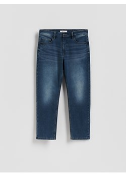 Reserved - Jeansy straight fit - indigo jeans ze sklepu Reserved w kategorii Jeansy męskie - zdjęcie 188329225