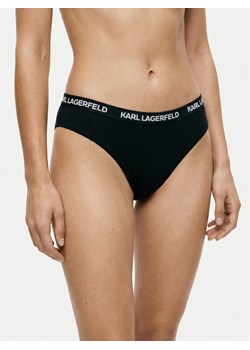 KARL LAGERFELD Komplet stringów B1W47031 Czarny ze sklepu MODIVO w kategorii Majtki damskie - zdjęcie 188329656
