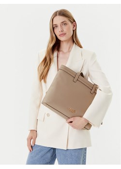 Liu Jo Torebka Ecs M Tote AF5135 E0058 Beżowy ze sklepu MODIVO w kategorii Torby Shopper bag - zdjęcie 188329666