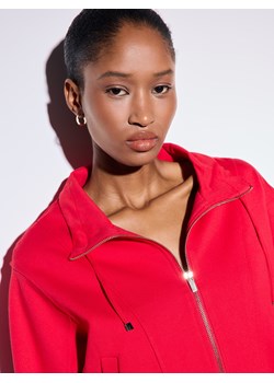 Mohito - Bluza z zamkiem - czerwony ze sklepu Mohito w kategorii Bluzy damskie - zdjęcie 188330559