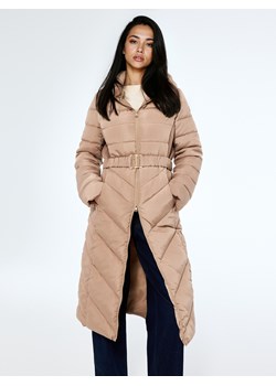 Mohito - Pikowany płaszcz - beżowy ze sklepu Mohito w kategorii Płaszcze damskie - zdjęcie 188330585