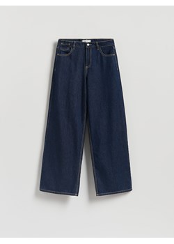 Reserved - Jeansy wide leg - granatowy ze sklepu Reserved w kategorii Jeansy męskie - zdjęcie 188331088
