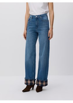 Reserved - Jeansy wide leg - niebieski ze sklepu Reserved w kategorii Jeansy damskie - zdjęcie 188331168
