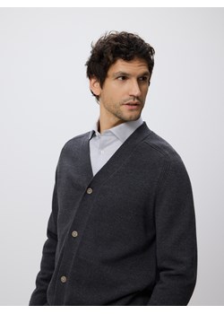 Reserved - Rozpinany kardigan - szary ze sklepu Reserved w kategorii Swetry męskie - zdjęcie 188331238