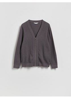 Reserved - Rozpinany kardigan - szary ze sklepu Reserved w kategorii Swetry męskie - zdjęcie 188331247