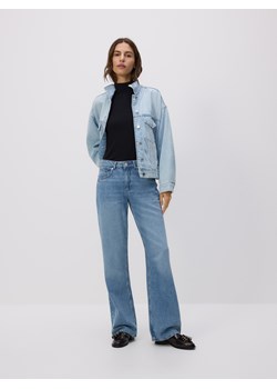 Reserved - Jeansy straight fit - niebieski ze sklepu Reserved w kategorii Jeansy damskie - zdjęcie 188331268