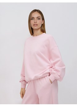Reserved - Gładka bluza z bawełną - pastelowy róż ze sklepu Reserved w kategorii Bluzy damskie - zdjęcie 188331337