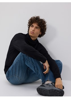 Reserved - Jeansy straight fit - indigo jeans ze sklepu Reserved w kategorii Jeansy męskie - zdjęcie 188331458