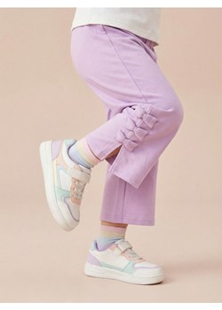 Sinsay - Spodnie wide leg z ozdobnymi kokardami - fioletowy ze sklepu Sinsay w kategorii Spodnie dziewczęce - zdjęcie 188332326