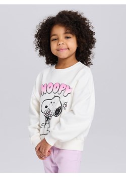 Sinsay - Bluza crewneck z nadrukiem Peaunts - kremowy ze sklepu Sinsay w kategorii Bluzy chłopięce - zdjęcie 188332348