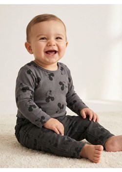 Sinsay - Bawełniane body ze wzorem Mickey Mouse - szary ze sklepu Sinsay w kategorii Body niemowlęce - zdjęcie 188332365