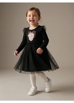 Sinsay - Sukienka mini z połyskującymi cekinami - czarny ze sklepu Sinsay w kategorii Sukienki dziewczęce - zdjęcie 188332427