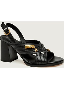 Pinko Skórzane sandały na słupku LARA 05 ze sklepu Gomez Fashion Store w kategorii Sandały damskie - zdjęcie 188332716