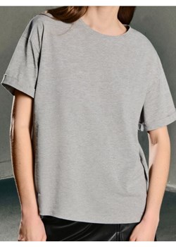 Sinsay - Koszulka z krótkim rękawem - szary ze sklepu Sinsay w kategorii Bluzki damskie - zdjęcie 188333678