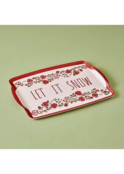 BELLA MAISON Taca "Jolly" w kolorze biało-czerwonym do serwowania - 31 x 43 cm ze sklepu Limango Polska w kategorii Misy i tace dekoracyjne - zdjęcie 188333787