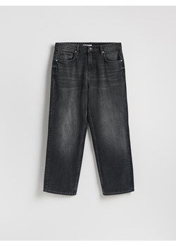 Reserved - Jeansy loose z efektem sprania - szary ze sklepu Reserved w kategorii Jeansy męskie - zdjęcie 188334065