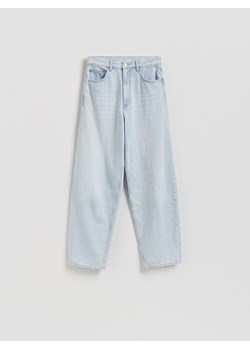 Reserved - Jeansy barrel leg - niebieski ze sklepu Reserved w kategorii Jeansy damskie - zdjęcie 188334168