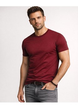 T-shirt premium bawełniany bordowy Recea ze sklepu Recea.pl w kategorii T-shirty męskie - zdjęcie 188334738