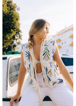 Wildflower Vest - Super Natural ze sklepu Surf Inc w kategorii Kamizelki damskie - zdjęcie 188335306