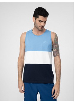 4F T-Shirt 4FSS23TTSHM352 Niebieski Regular Fit ze sklepu MODIVO w kategorii T-shirty męskie - zdjęcie 188336076