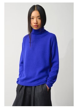 AUTHENTIC CASHMERE Kaszmirowy sweter "Cheviot" w kolorze niebieskim ze sklepu Limango Polska w kategorii Swetry damskie - zdjęcie 188336336