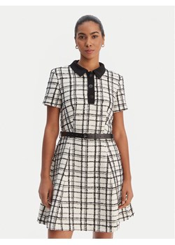 Morgan Sukienka dzianinowa 261-RNOLIA Écru Slim Fit ze sklepu MODIVO w kategorii Sukienki - zdjęcie 188337228