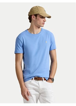 Polo Ralph Lauren T-Shirt 710671438454 Błękitny Custom Slim Fit ze sklepu MODIVO w kategorii T-shirty męskie - zdjęcie 188337245