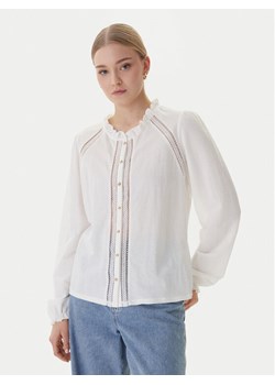 Morgan Bluzka 261-TSKY Biały Regular Fit ze sklepu MODIVO w kategorii Bluzki damskie - zdjęcie 188337266