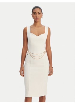 Fracomina Sukienka koktajlowa FR26SD2017W42901 Brązowy Slim Fit ze sklepu MODIVO w kategorii Sukienki - zdjęcie 188337289