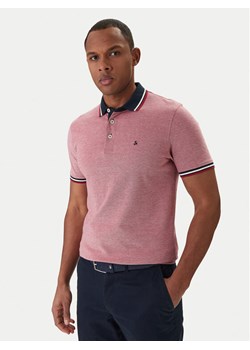 Jack & Jones Polo Paulos 12136668 Czerwony Slim Fit ze sklepu MODIVO w kategorii T-shirty męskie - zdjęcie 188337316