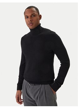 Jack & Jones Golf Emil Knit Roll Neck 12157417 Czarny Regular Fit ze sklepu MODIVO w kategorii Swetry męskie - zdjęcie 188337327