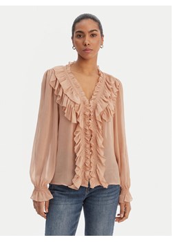 Morgan Bluzka 252-CATHY Różowy Regular Fit ze sklepu MODIVO w kategorii Bluzki damskie - zdjęcie 188337339