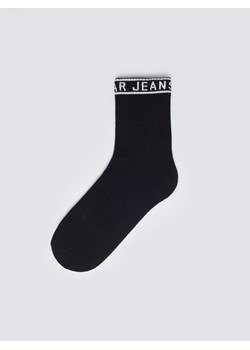 Skarpety damskie długie czarne Bordi 906 ze sklepu Big Star w kategorii Skarpetki damskie - zdjęcie 188337865