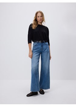 Reserved - Jeansy baggy fit - niebieski ze sklepu Reserved w kategorii Jeansy damskie - zdjęcie 188338009
