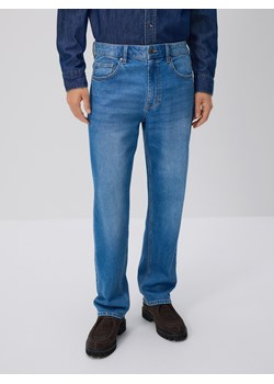 Reserved - Jeansy straight fit - niebieski ze sklepu Reserved w kategorii Jeansy męskie - zdjęcie 188338045
