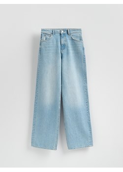 Reserved - Jeansy wide leg - niebieski ze sklepu Reserved w kategorii Jeansy damskie - zdjęcie 188338398