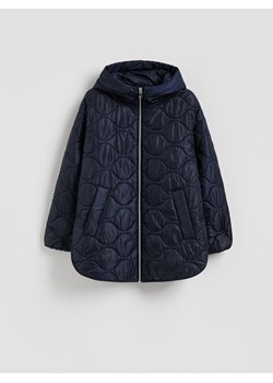 Reserved - Pikowana kurtka z kapturem - granatowy ze sklepu Reserved w kategorii Kurtki damskie - zdjęcie 188338508