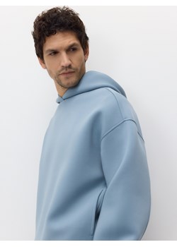 Reserved - Gładka bluza z kapturem - turkusowy ze sklepu Reserved w kategorii Bluzy męskie - zdjęcie 188338527